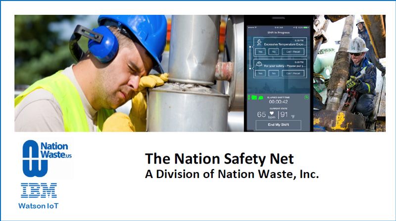 美国废物处理公司 Nation Waste 开发了一种基于物联网的工人安全解决方案—Nation Safety Net以帮助员工避免工伤
