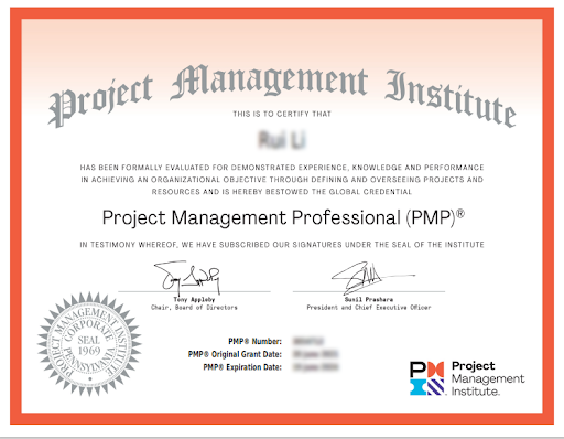 Ryan手持PMP认证&ITIL认证，认证考取的过程对他而言也是一个有趣的自我项目管理